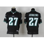 Nike Philadelphia Eagles #27 Malcolm Jenkins Black Elite Jersey