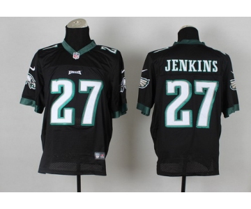 Nike Philadelphia Eagles #27 Malcolm Jenkins Black Elite Jersey