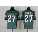 Nike Philadelphia Eagles #27 Malcolm Jenkins Dark Green Elite Jersey