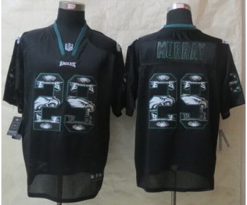 Nike Philadelphia Eagles #29 DeMarco Murray Lights Out Black Ornamented Elite Jersey