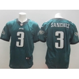 Nike Philadelphia Eagles #3 Mark Sanchez 2014 Dark Green Elite Jersey