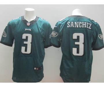 Nike Philadelphia Eagles #3 Mark Sanchez 2014 Dark Green Elite Jersey