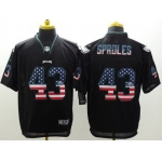 Nike Philadelphia Eagles #43 Darren Sproles 2014 USA Flag Fashion Black Elite Jersey