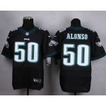 Nike Philadelphia Eagles #50 Kiko Alonso 2014 Black Elite Jersey