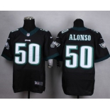 Nike Philadelphia Eagles #50 Kiko Alonso 2014 Black Elite Jersey