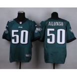 Nike Philadelphia Eagles #50 Kiko Alonso Dark Green Elite Jersey