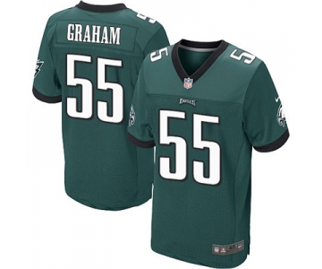 Nike Philadelphia Eagles #55 Brandon Graham Dark Green Elite Jersey