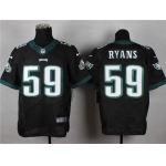 Nike Philadelphia Eagles #59 DeMeco Ryans 2014 Black Elite Jersey