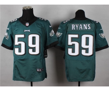 Nike Philadelphia Eagles #59 DeMeco Ryans 2014 Dark Green Elite Jersey