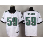 Nike Philadelphia Eagles #59 DeMeco Ryans 2014 White Elite Jersey