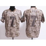 Nike Philadelphia Eagles #7 Michael Vick 2013 USMC Camo Elite Jersey