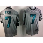 Nike Philadelphia Eagles #7 Michael Vick Gray Shadow Elite Jersey