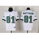 Nike Philadelphia Eagles #81 Jordan Matthews White Elite Jersey