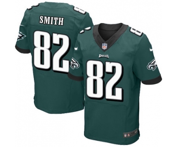 Nike Philadelphia Eagles #82 Torrey Smith Midnight Green Team Color Men's Stitched NFL New Elite Jersey