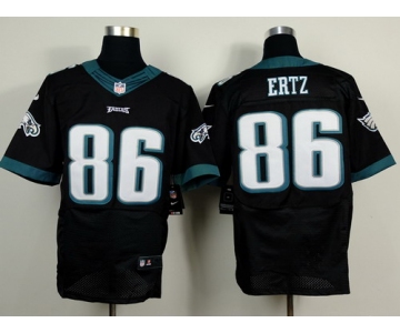Nike Philadelphia Eagles #86 Zach Ertz 2014 Black Elite Jersey