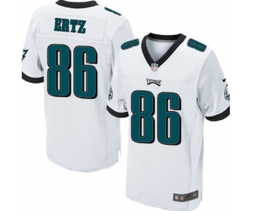 Nike Philadelphia Eagles #86 Zach Ertz White Elite Jersey