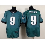 Nike Philadelphia Eagles #9 Nick Foles 2014 Dark Green Elite Jersey