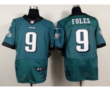 Nike Philadelphia Eagles #9 Nick Foles 2014 Dark Green Elite Jersey