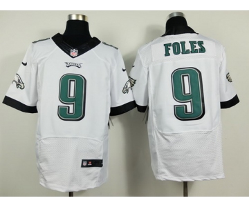 Nike Philadelphia Eagles #9 Nick Foles 2014 White Elite Jersey