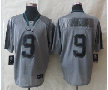 Nike Philadelphia Eagles #9 Nick Foles Lights Out Gray Elite Jersey