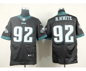 Nike Philadelphia Eagles #92 Reggie White 2014 Black Elite Jersey