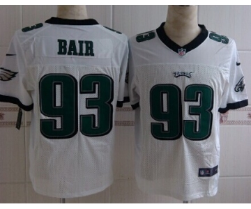 Nike Philadelphia Eagles #93 Brandon Bair White Elite Jersey