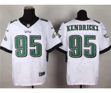 Nike Philadelphia Eagles #95 Mychal Kendricks 2014 White Elite Jersey