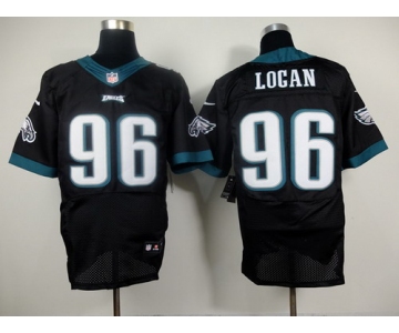 Nike Philadelphia Eagles #96 Bennie Logan 2014 Black Elite Jersey