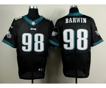 Nike Philadelphia Eagles #98 Connor Barwin 2014 Black Elite Jersey