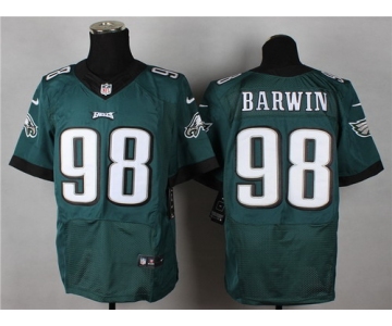 Nike Philadelphia Eagles #98 Connor Barwin 2014 Dark Green Elite Jersey