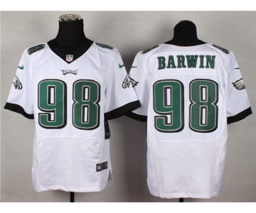 Nike Philadelphia Eagles #98 Connor Barwin 2014 White Elite Jersey