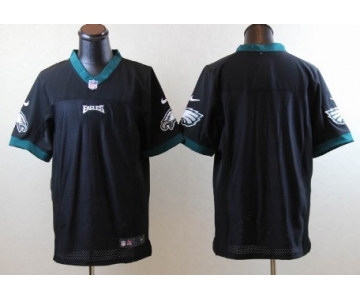 Nike Philadelphia Eagles Blank Black Elite Jersey