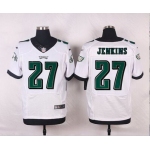 Philadelphia Eagles #27 Malcolm Jenkins White Road NFL Nike Elite Jersey