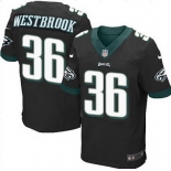 Philadelphia Eagles #36 Brian Westbrook Black Retired Player NFL Nike Elite Jersey
