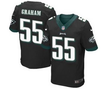 Philadelphia Eagles #55 Brandon Graham Black Alternate NFL Nike Elite Jersey