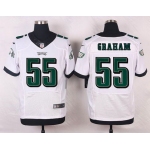 Philadelphia Eagles #55 Brandon Graham White Road NFL Nike Elite Jersey