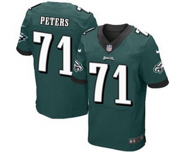 Philadelphia Eagles #71 Jason Peters Midnight Green Team Color NFL Nike Elite Jersey