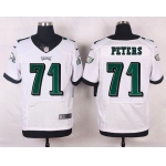 Philadelphia Eagles #71 Jason Peters White Road NFL Nike Elite Jersey