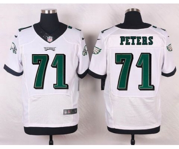 Philadelphia Eagles #71 Jason Peters White Road NFL Nike Elite Jersey