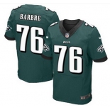 Philadelphia Eagles #76 Allen Barbre Midnight Green Team Color NFL Nike Elite Jersey