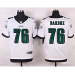 Philadelphia Eagles #76 Allen Barbre White Road NFL Nike Elite Jersey