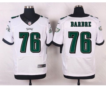 Philadelphia Eagles #76 Allen Barbre White Road NFL Nike Elite Jersey