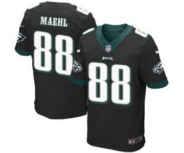 Philadelphia Eagles #88 Jeff Maehl Black Alternate NFL Nike Elite Jersey