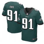 Philadelphia Eagles #91 Fletcher Cox Midnight Green Team Color NFL Nike Elite Jersey