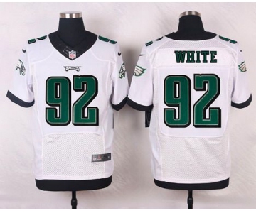 Philadelphia Eagles #92 Reggie White White Retired Player NFL Nike Elite Jersey