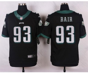 Philadelphia Eagles #93 Brandon Bair Black Alternate NFL Nike Elite Jersey