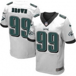 Philadelphia Eagles #99 Jerome Brown White Retired Player NFL Nike Elite Jersey