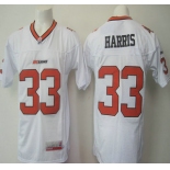 CFL BC Lions #33 Andrew Harris White Jersey