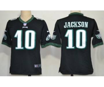 Nike Philadelphia Eagles #10 DeSean Jackson Black Game Jersey