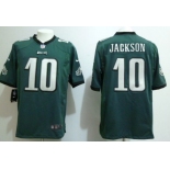 Nike Philadelphia Eagles #10 DeSean Jackson Dark Green Game Jersey
